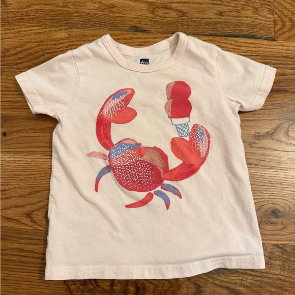 Beach Day Crab Baby Tee Tea Collection baby 18-24 months - Picture 1 of 5